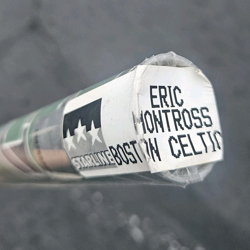 Vintage Starline Eric Montross Boston‎ Celtics Poster SEALED Official NBA